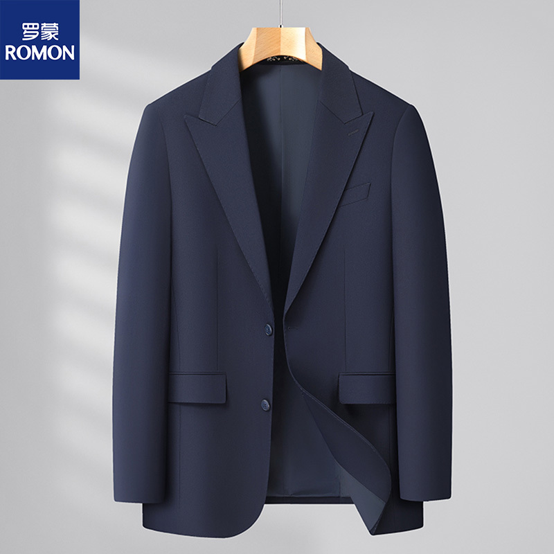 Romon Plus Size Suit Jacket for Men, Spring and Autumn Business Formal Wear, Loose Casual Suit Three-Piece Set Romon Plus Size Suit Jacket for Men, Spring and Autumn Business Formal Wear, Loose Casual Suit Three-Piece Set