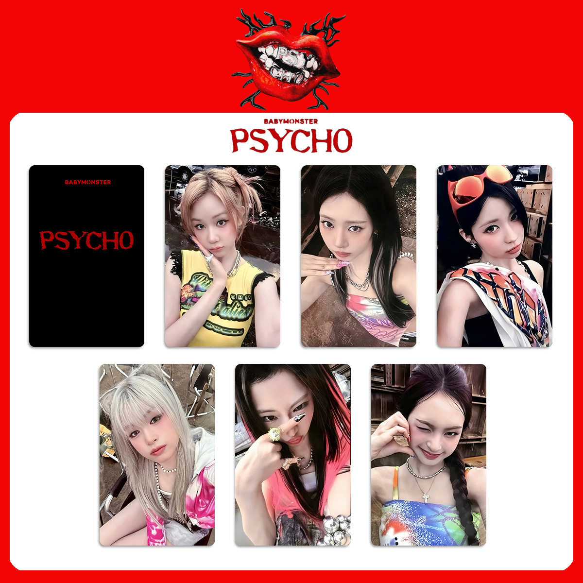 world.taobao.com: Babymonster Psycho Merchandise Card Book, Small