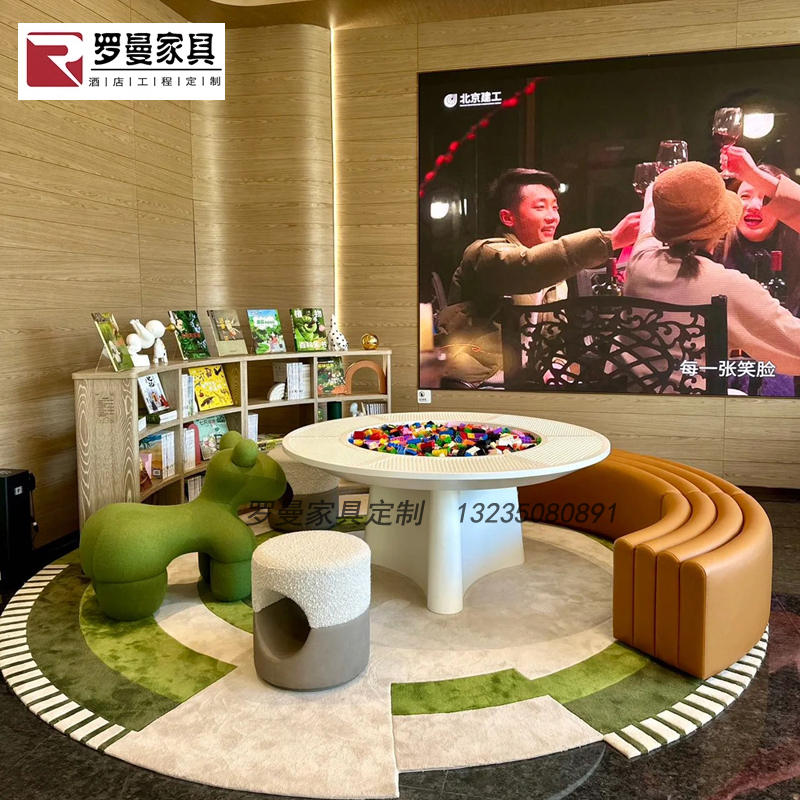 Training Institution Children's Play Area Table and Chair Set, Handmade Educational Building Blocks Table, Sales Office Mezzanine Sofa Training Institution Children's Play Area Table and Chair Set, Handmade Educational Building Blocks Table, Sales Office Mezzanine Sofa