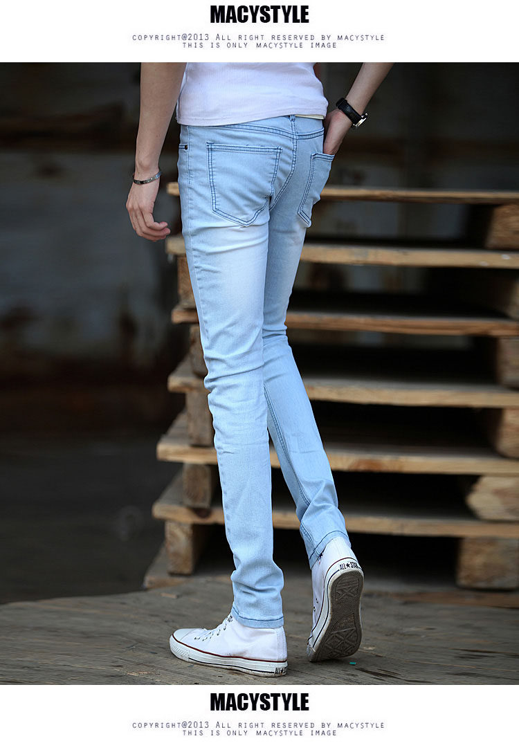 Jeans pour adolescent pieds Slim pour été - Ref 1470261 Image 20