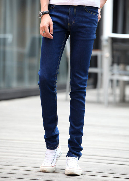 Jeans pour adolescent pieds Slim pour Quatre saisons - Ref 1462631 Image 14