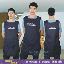 Hairdressing technician clothes Anti-fouling double-sided apron Baking apron Middle work clothes Hair dye clothes Hair salon Barber shop