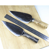 Oyster knife Oyster knife Shell knife Wooden handle forging Open oyster knife Oyster knife Barbecue pry oyster tool Oyster artifact