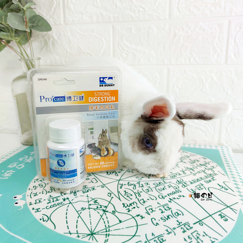 Rabbit Dr. Bing Wei Jianhua Mao Hair Mauso Papaya Balls Rabbit Dragon Cat Dutch Pig for Prevention of Matosis 60 Grain