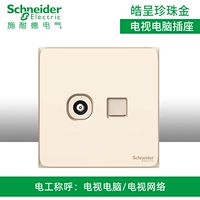 TV+Computer Socket (Super Five Categories) с защитными дверями