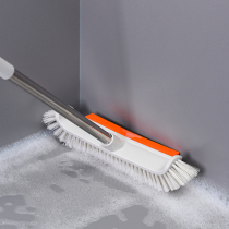 Toilet brush brush brush drag one toilet tile bathroom floor 2 in one cleaning brush long handle hard brush