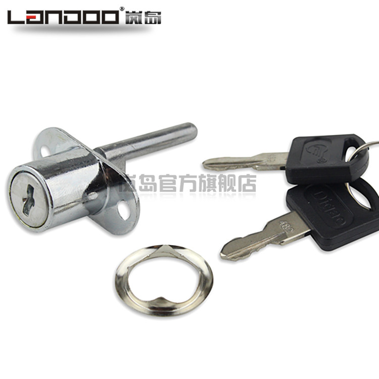 Desk Drawer Lock Hardware Triple Key Lock File Cabinet Door Lock