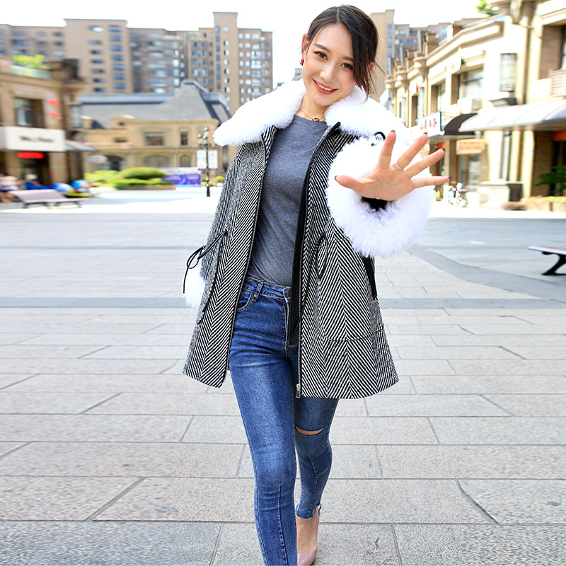 Manteau de fourrure femme - Ref 3172039 Image 1