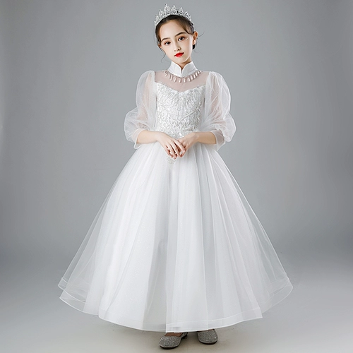 Элитный детский наряд маленькой принцессы, наряд для музыкальных выступлений, в западном стиле