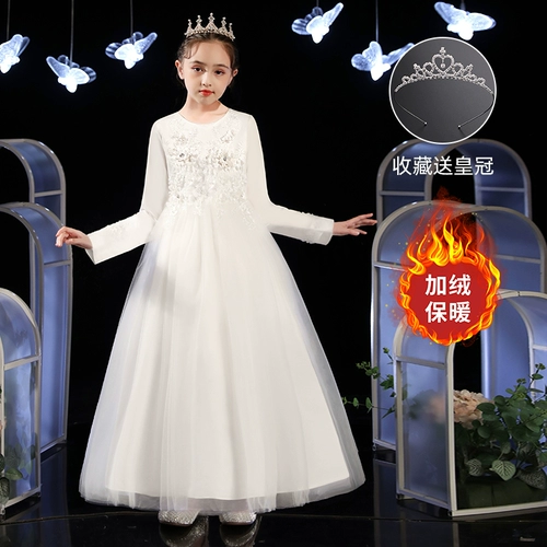 Детский наряд маленькой принцессы, наряд для музыкальных выступлений, свадебное платье, вечернее платье, благородный крой, подарок на день рождения