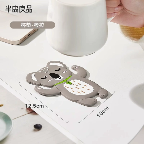 Мультяшный силиконовый нескользящий настольный коврик, защита от ожогов