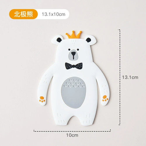 Мультяшный силиконовый нескользящий настольный коврик, защита от ожогов