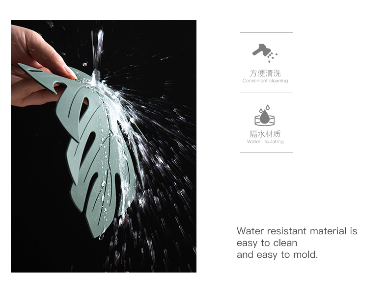 4 được trang bị cách nhiệt nhà bếp silicone chống nóng nồi mat mat bảng chống trượt mat bát mat cup sáng tạo nhiệt độ cao Bắc Âu - Khăn trải bàn mẫu khăn trải bàn