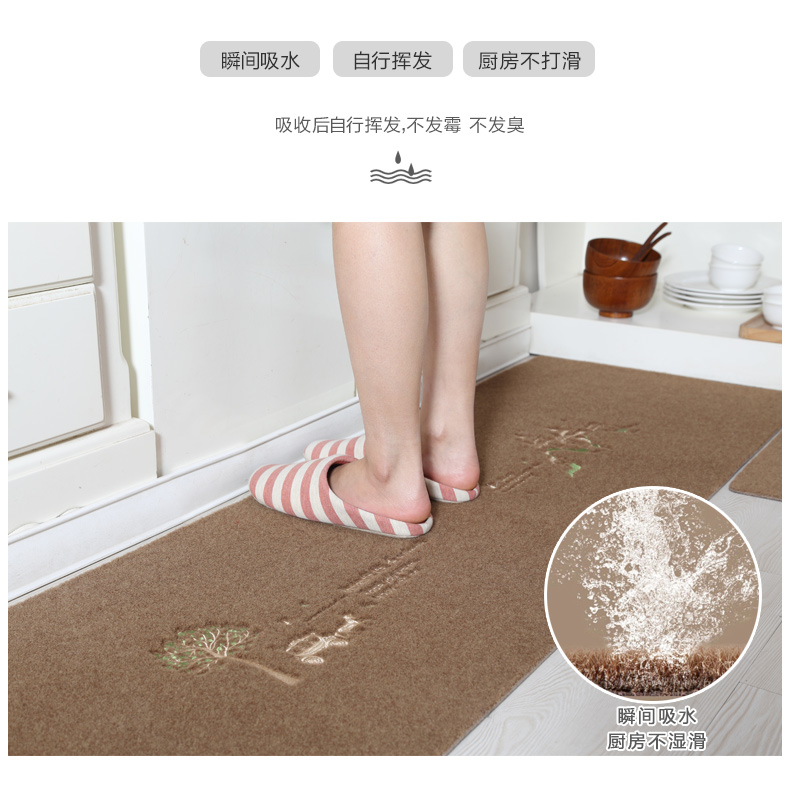 Bán đảo chất lượng tốt mat cửa mat cửa ra vào hiên nhà sàn nhà bếp phòng tắm nhà vệ sinh thấm mat miếng xốp lót sàn