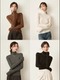 Classic Wangpai! Shima Seiki Seamless One-Piece 18-Gauge Ultra-Fine Wool High-Neck Long-Sleeve Base Knit Sweater
