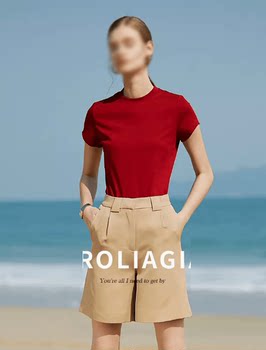 Just Need It to Be Simple! Peruvian Imported Heavyweight Mercerized Pima Cotton T-Shirt for Women, Exquisite Ready-To-Wear t