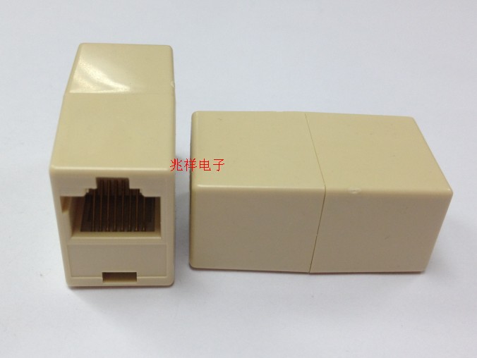Network straight-through head, crystal head butt joint, network butt joint 8C8P network straight-through head, 8-core adapter - Taobao