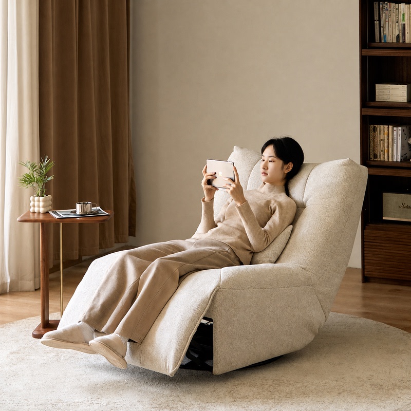 Meow Shubo Electric Sofa Massage Chair Living Room Comfortable Sofa Single Chair Adjustable Multi-Functional Lazy Recliner