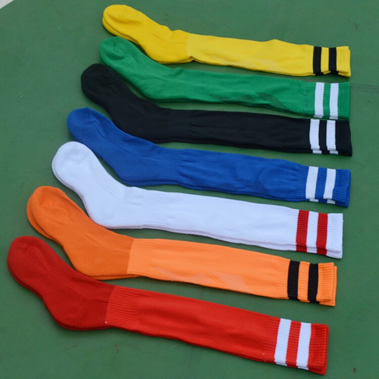 Fall Sports High Cylinder Socks Men's Basketball Two Poles Over Knee Towels Bottom Thickening Professional Football Long Socks Men