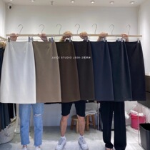2022 Juice Autumn and Winter Black 508 High Waist Wool Skirt A-Type Suit Skirt Simple Tooling Skirt
