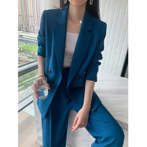 Fried Street suit suit female Korean temperament spring and autumn leisure fashion senior sense age elder sister British style suit