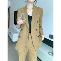 Casual Suits Suit Womens Spring 2021 New Exploits Workforce Fashion High Feeling Goddess Van West Suit Fried Street Sister