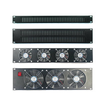 19 inch plastic air case cabinet 1U2U 3U panel Blind plate bezel cooling hole 2U3U with fan panel