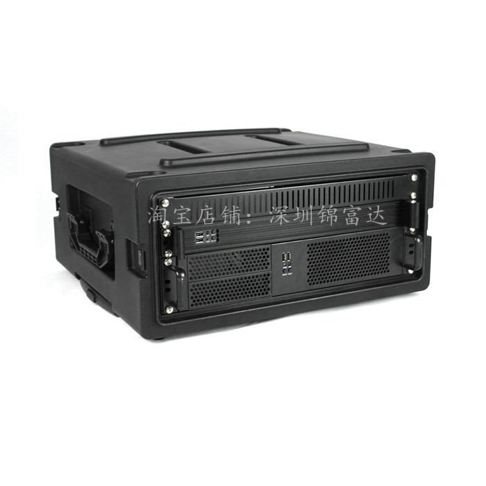 XJTS-4U PE plastic aviation case pull-lever equipment Flybox tuning sound communication power amplifier pilot enclosure
