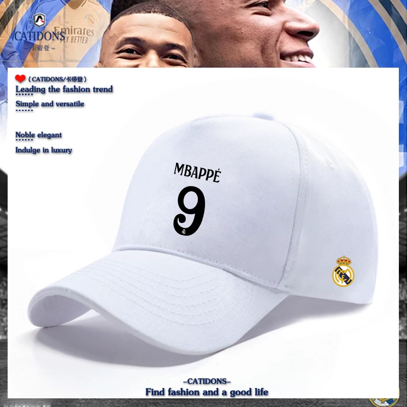 2425 Real Madrid Мбаппе №9 Беллингем №5 Винисиус №7 бейсболка фанат утка кепка