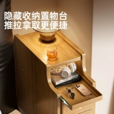 Прикроватная тумбочка из цельного дерева для дома, спальни, 20 см, узкий боковой шкаф, маленький, очень узкий, бревенчатый, для маленькой квартиры, простой прикроватный шкаф для хранения вещей