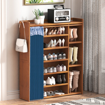 Shoe rack new 2021 explosions household simple door shoes storage dormitory indoor good-looking layered partition rack