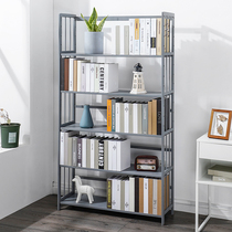 Bookshelf Floor-to-ceiling simple household storage Bamboo product shelf Solid wood office dormitory bay window Student small bookcase