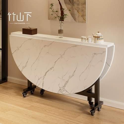 Складной стол, обеденный стол, подвижный бытовой, для маленькой квартиры, складной обеденный стол, простой обеденный круглый обеденный стол, большой круглый стол