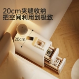 Ультраузкая прикроватная тумбочка, небольшой сэндвич-шкаф высотой 20 см, простая современная спальня из цельного дерева, очень узкая прикроватная стойка для хранения, шкаф для хранения