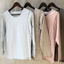 Spring and autumn thin cotton pregnant womens coat breast-feeding clothes Moon clothes cotton home casual loose feeding jacket