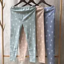 Special price cotton thick pregnant womens trousers with belly warm and bottoming pregnant pajamas autumn and winter cotton trousers