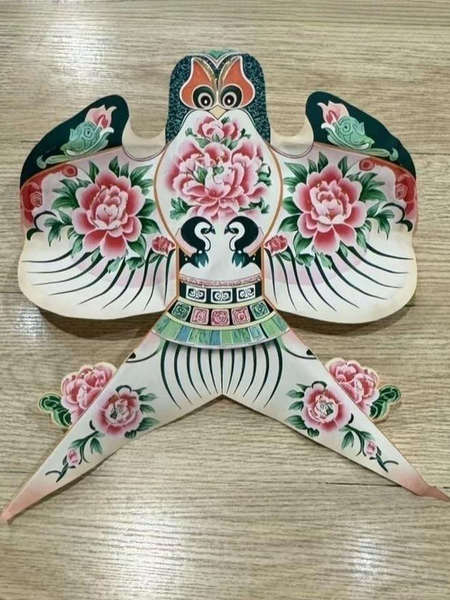 Weifang Traditional Intangible Cultural Heritage Paper Kite Children's Handheld Kite Dance Props Baby First Birthday Wedding Decoration Photography Props