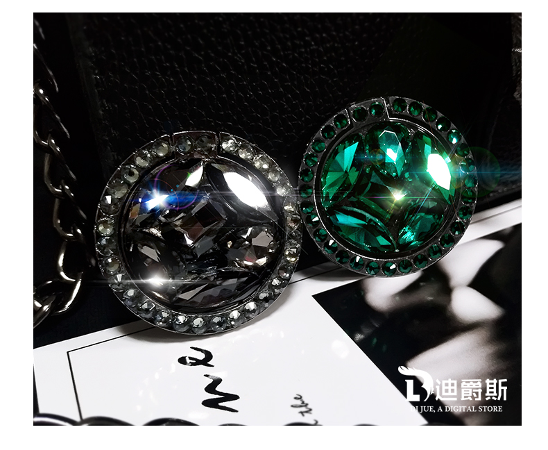 Với vòng khóa rhinestone cá tính sáng tạo điện thoại di động mới khóa kiểu dán dán khung khoan khoan kim cương để bàn kim cương nữ mẫu đuổi theo chiếc nhẫn khoan chống trượt rơi máy tính bảng Android vạn năng - Phụ kiện điện thoại di động ốp lưng realme 3
