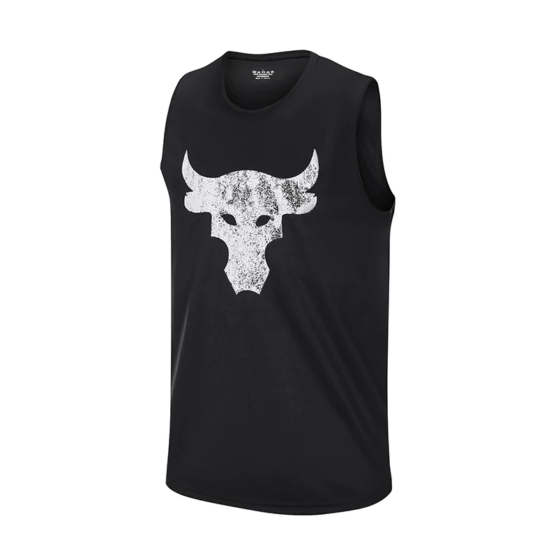 T-shirt for gym sleevless, American style, absorbs sweat and smell, quick dry, for running