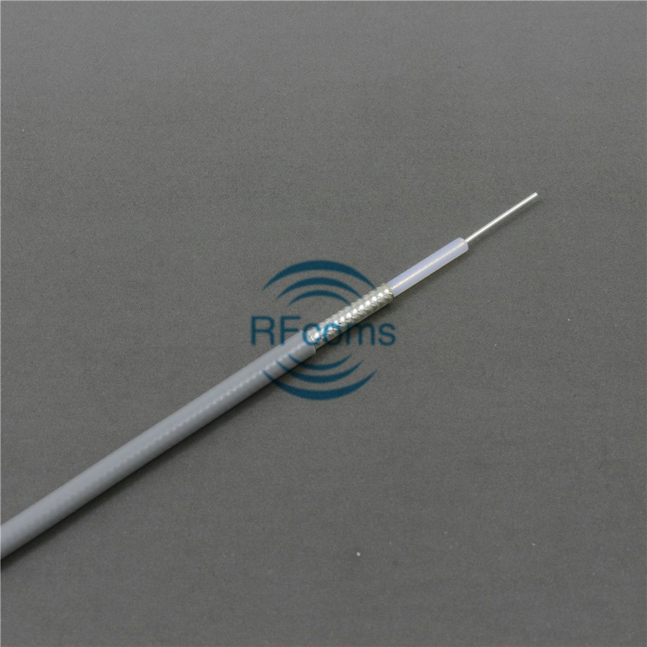 RG402 -3 semi flexible MF402 141 cable 50 ohm LSZH halogen or FEP Teflon sheath