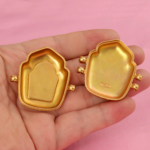 Медный маленький буддийский буддийский натал карака для коробки подвеска Шакьямуни Будда Лотос