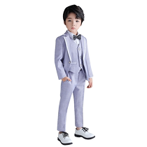 Childrens small suit suit Korean version handsome host clothing flower boy gown boy piano to serve white suit