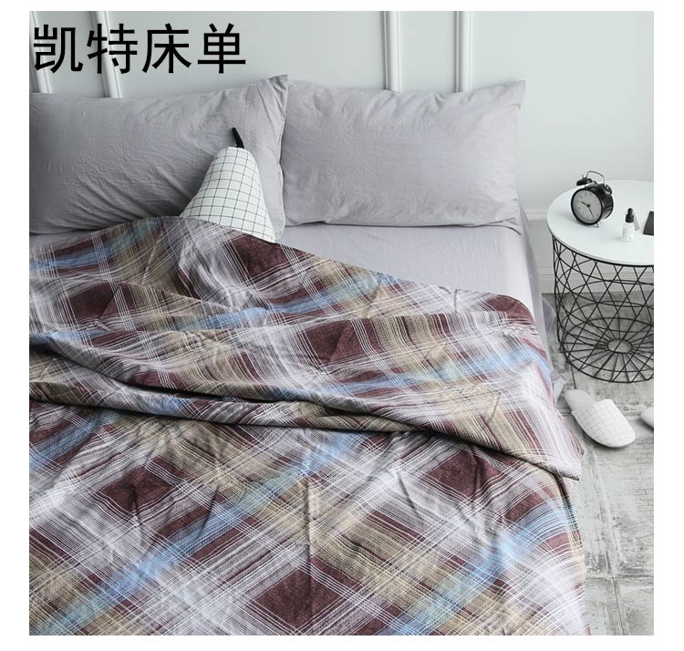 Một mảnh duy nhất của tấm bông dày cát giường tấm bông doanh nghiệp giường đặt ra một sản phẩm duy nhất đồng bằng rắn màu 1,5 m 1,8 đúp - Khăn trải giường ga giường everon