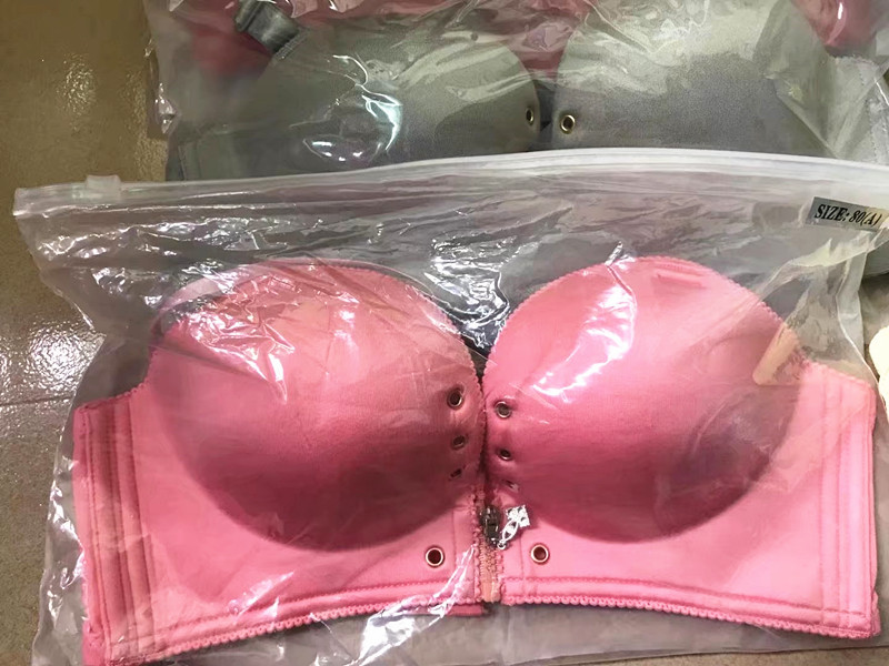 Mùa hè không có dấu vết Rabbi bra LB dây đeo trước thu thập có thể điều chỉnh dày cup ngực nhỏ đồ lót phụ nữ áo ngực áo lót 3 dây