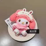 Sanrio, повязка для глаз, плюшевая игрушка, подвеска, кукла, брелок, украшение на сумку