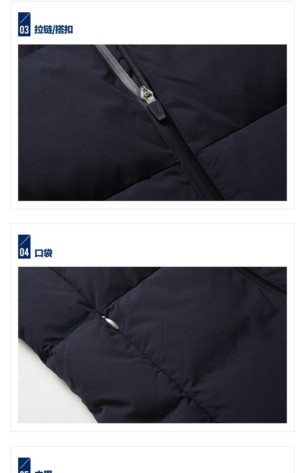 Áo khoác nam của FILA Fila 2018 mùa đông mới thể thao giản dị chống gió ấm áp trùm đầu xuống áo khoác nam - Thể thao xuống áo khoác áo phao nhung