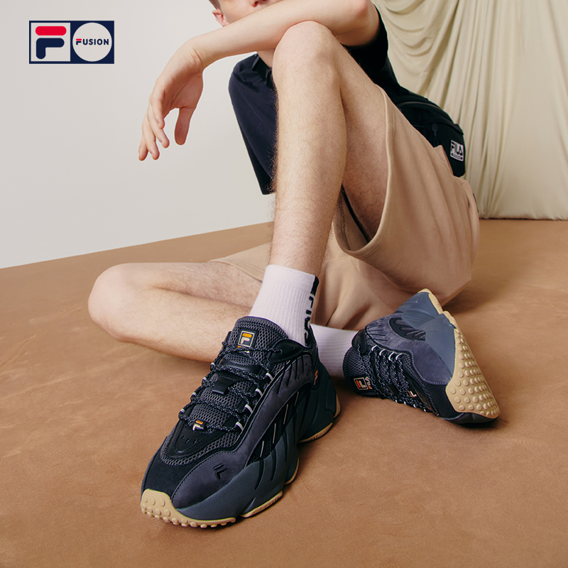 FILA FUSIONFila ADE Men's Comeback Old Daddy Shoes Summer Season New Wave Shoes Fashion Casual Shoes Man