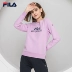 Áo len nữ chính hãng của Fila Fila 2019 Mùa xuân Thời trang mới LOGO In Áo len nữ mặc - Thể thao lông cừu / jumper áo hoodie tay phồng Thể thao lông cừu / jumper