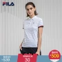 FILA Fila Official Áo sơ mi nữ tay áo ngắn 2019 Mùa xuân Mới giản dị đan áo sơ mi ngắn tay - Áo polo thể thao áo polo trơn