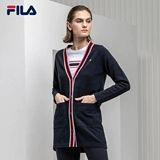 Đầm Fila Fila 2019 xuân mới thể thao màu sắc thiết kế giản dị đầm len thanh lịch nữ - Trang phục thể thao